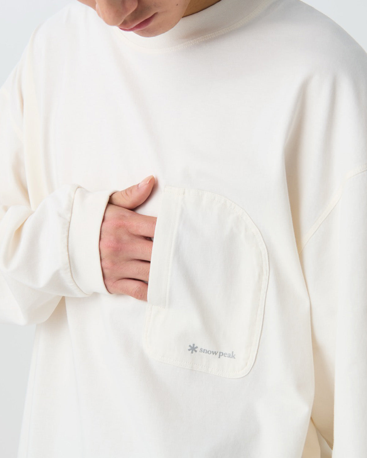 T-Shirt Og Mercerisé À Manches Longues