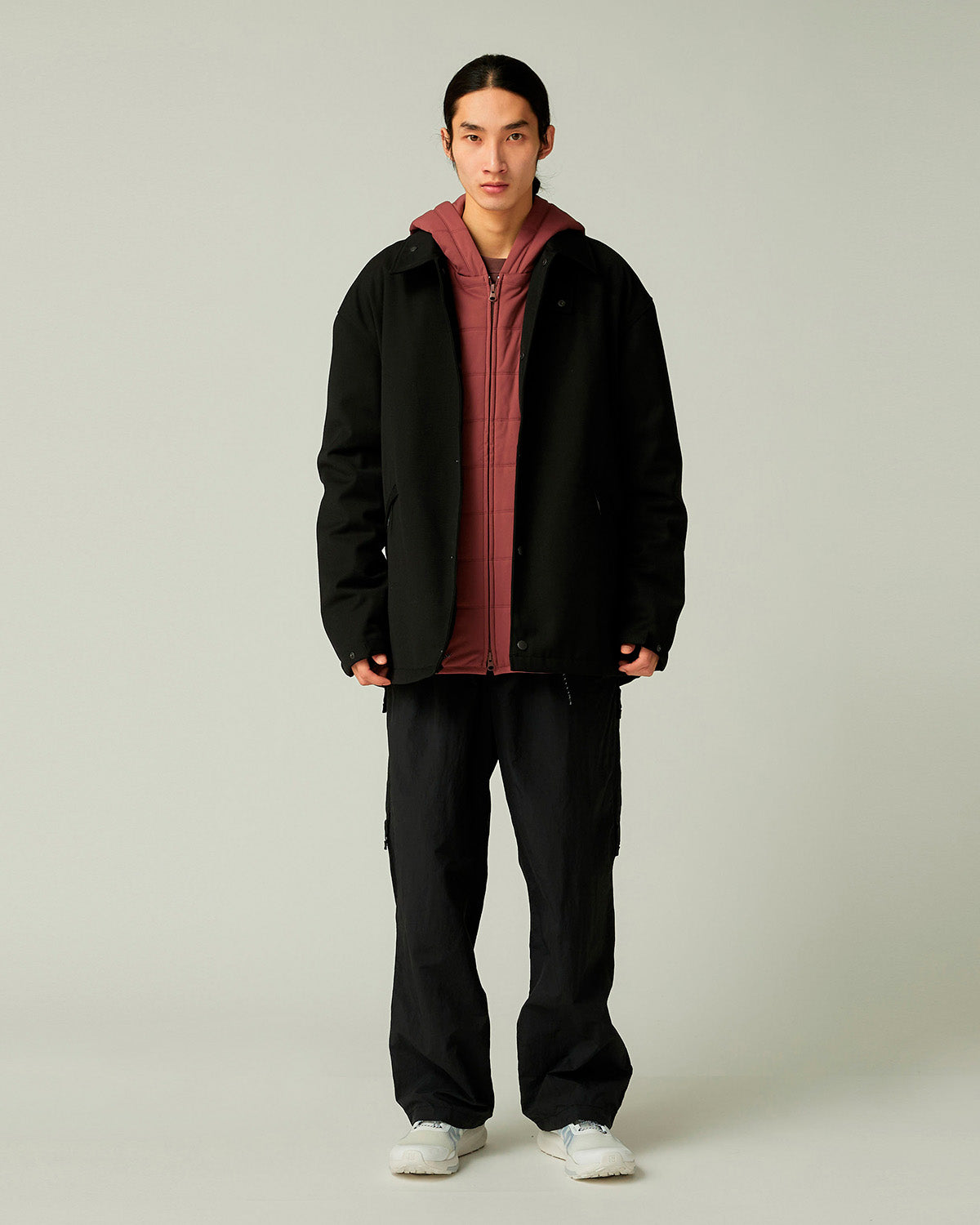 Hybrid Wool Coach Jacket