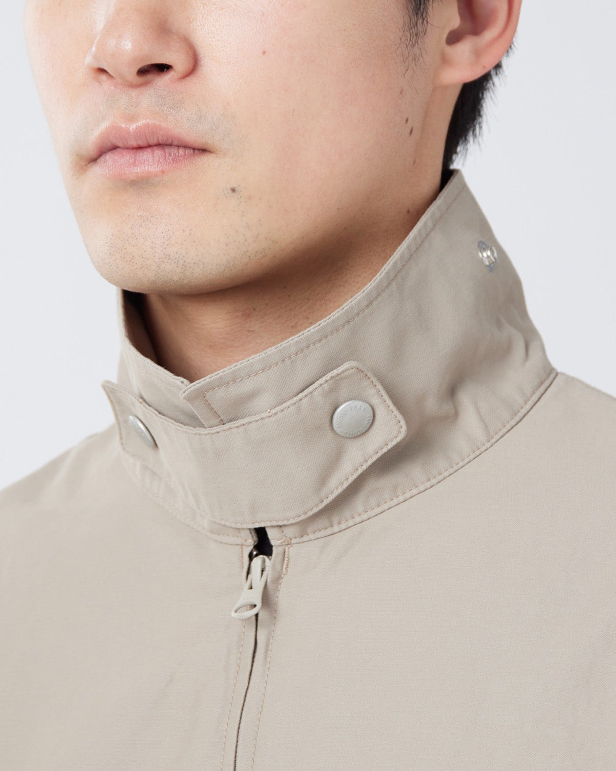 Light Dobby Cloth Harrington Jacket