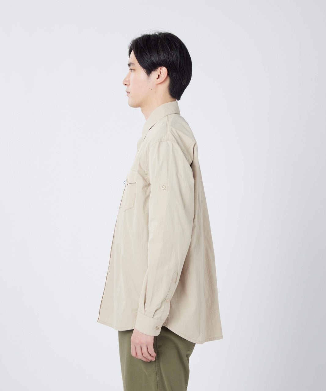 Chemise De Pêche Teinte À L'Ancienne