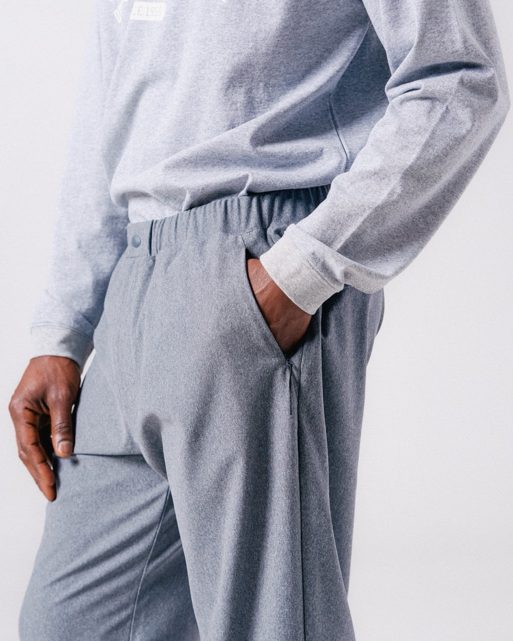 Pantalon Droit En Tricot