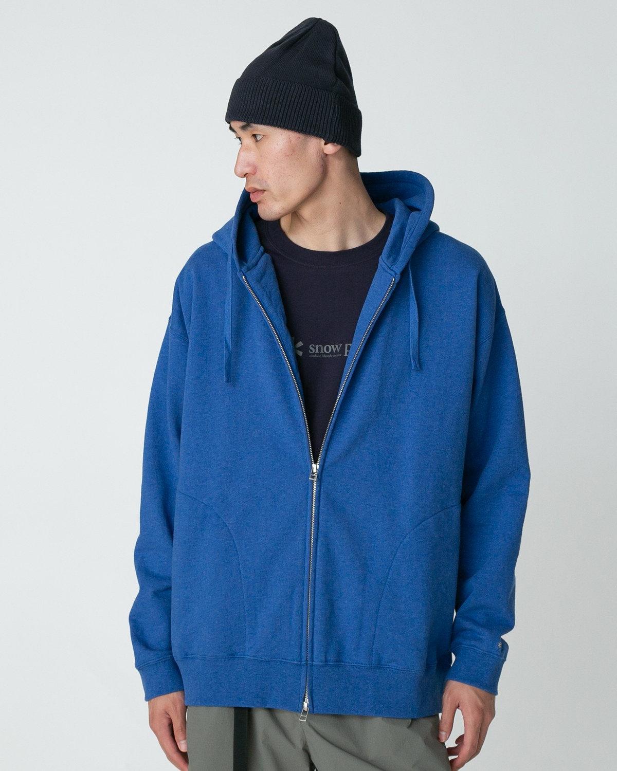 Sweat À Capuchon Zippé En Coton Recyclé