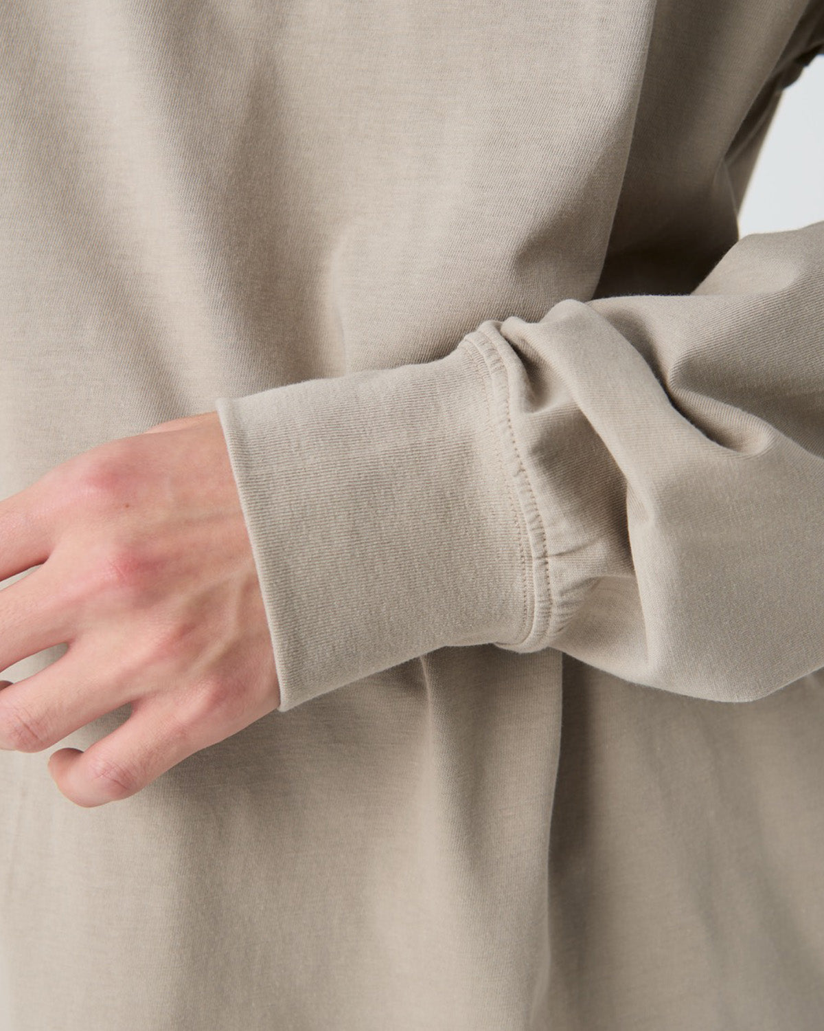 Soft Cotton Relaxed Logo L/S T-Shirt