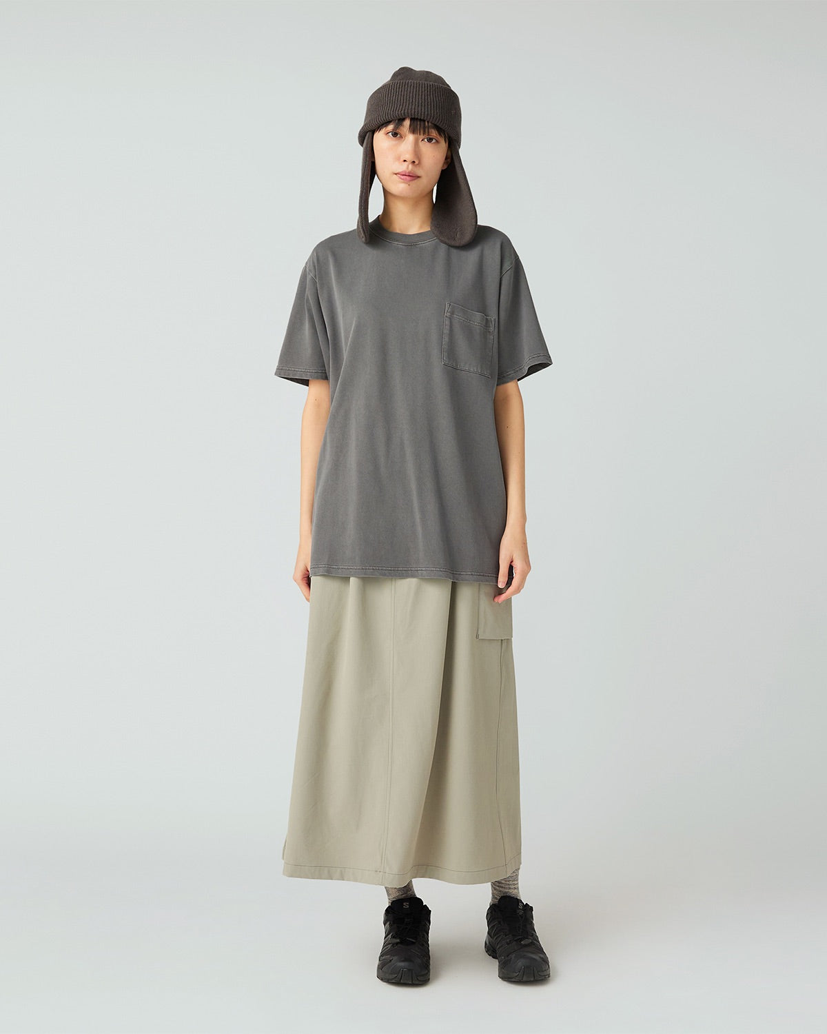 T-Shirt Teint En Morceaux