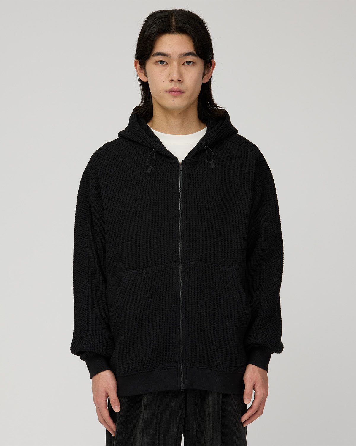 Heavyweight Waffle Zip Parka