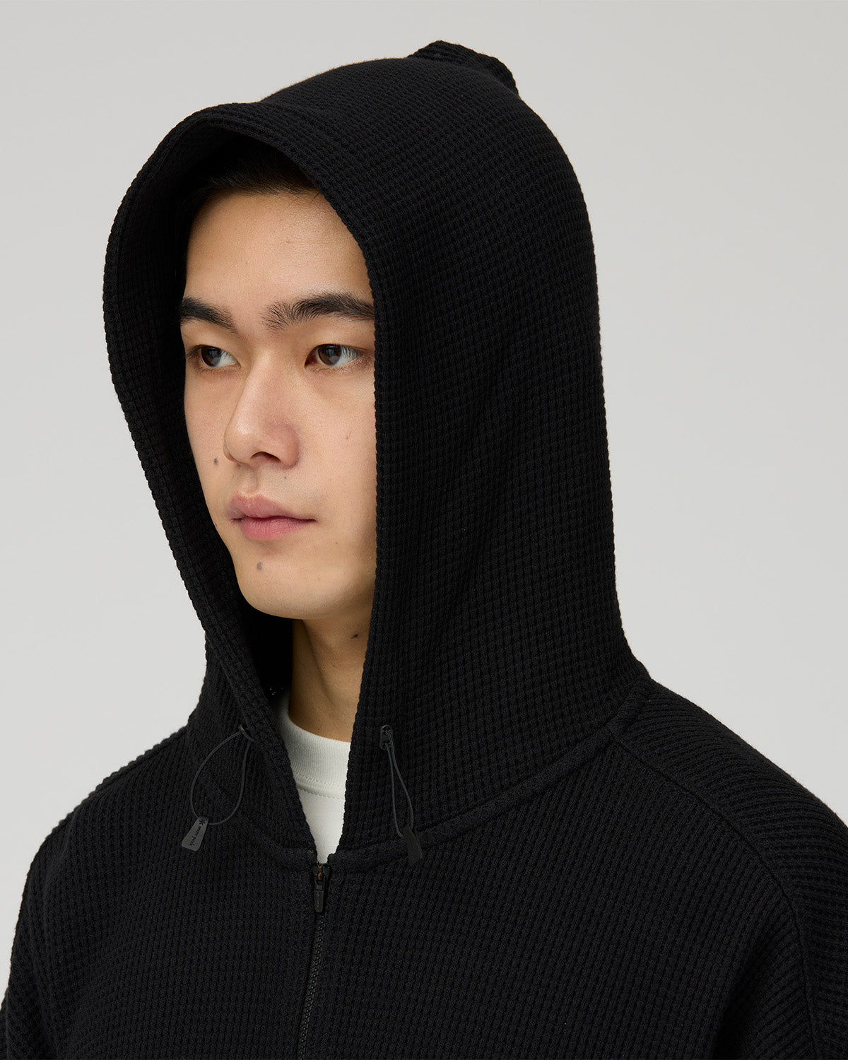 Heavyweight Waffle Zip Parka