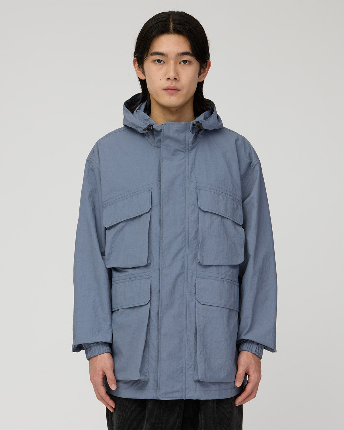 ⁣⁢Veste En Nylon Double Rips⁤⁣