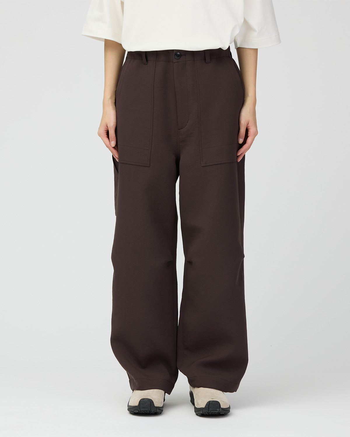 ⁣⁢Pantalon En Tissu Triple⁤⁣