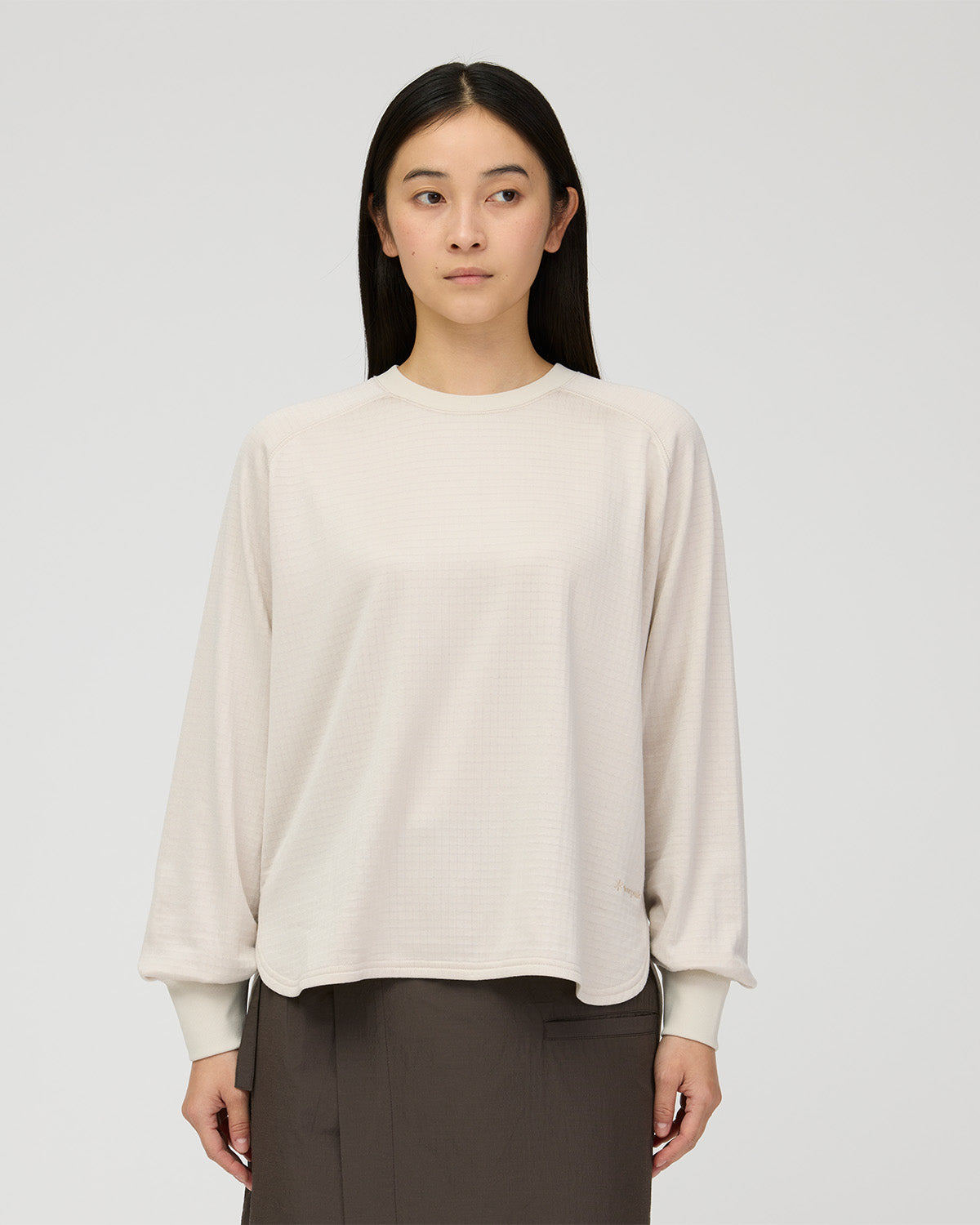 ⁣⁢Chandail à manches longues Fusion Grid pour femmes⁤⁣