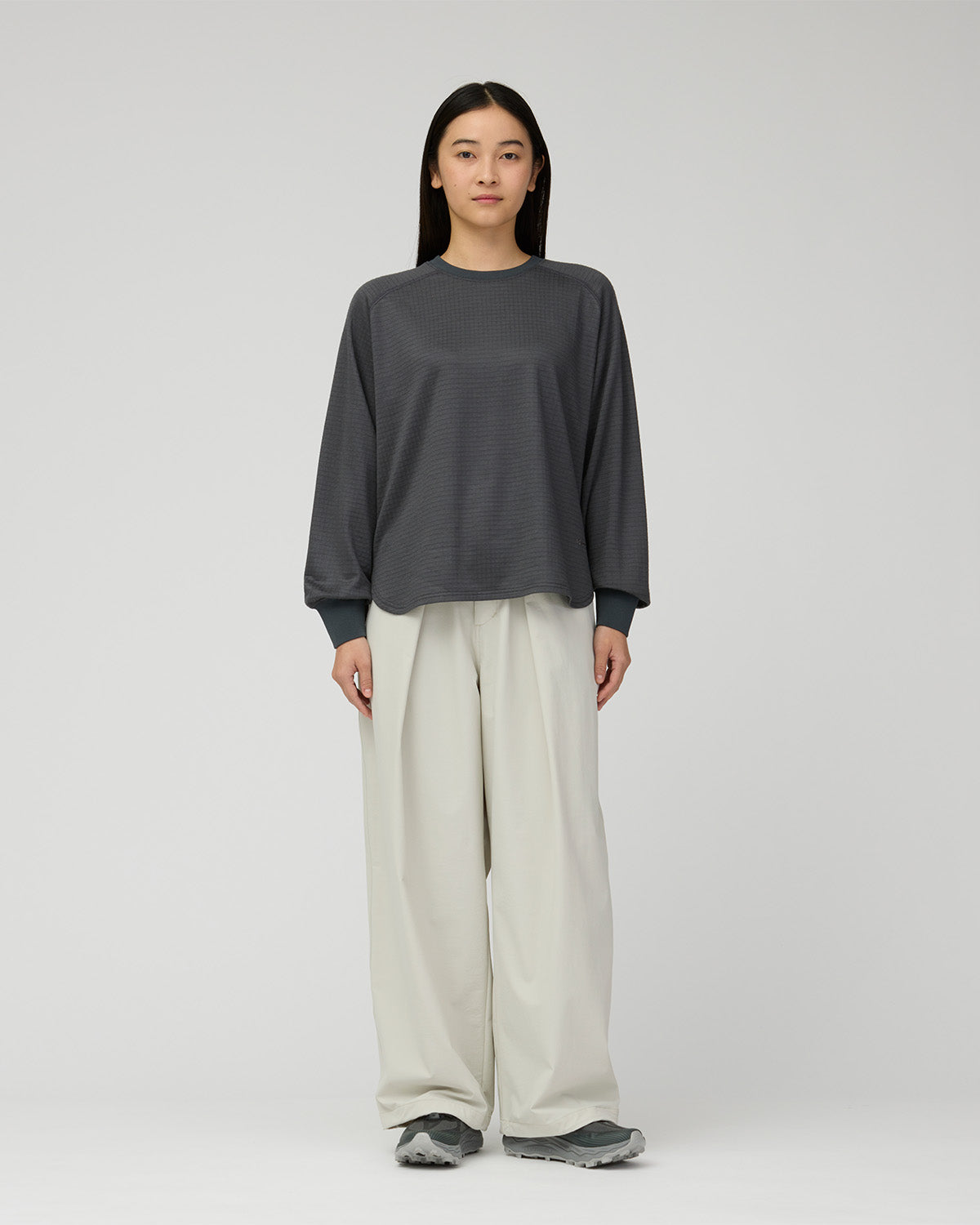Fusion Grid L/S Women's Pullover