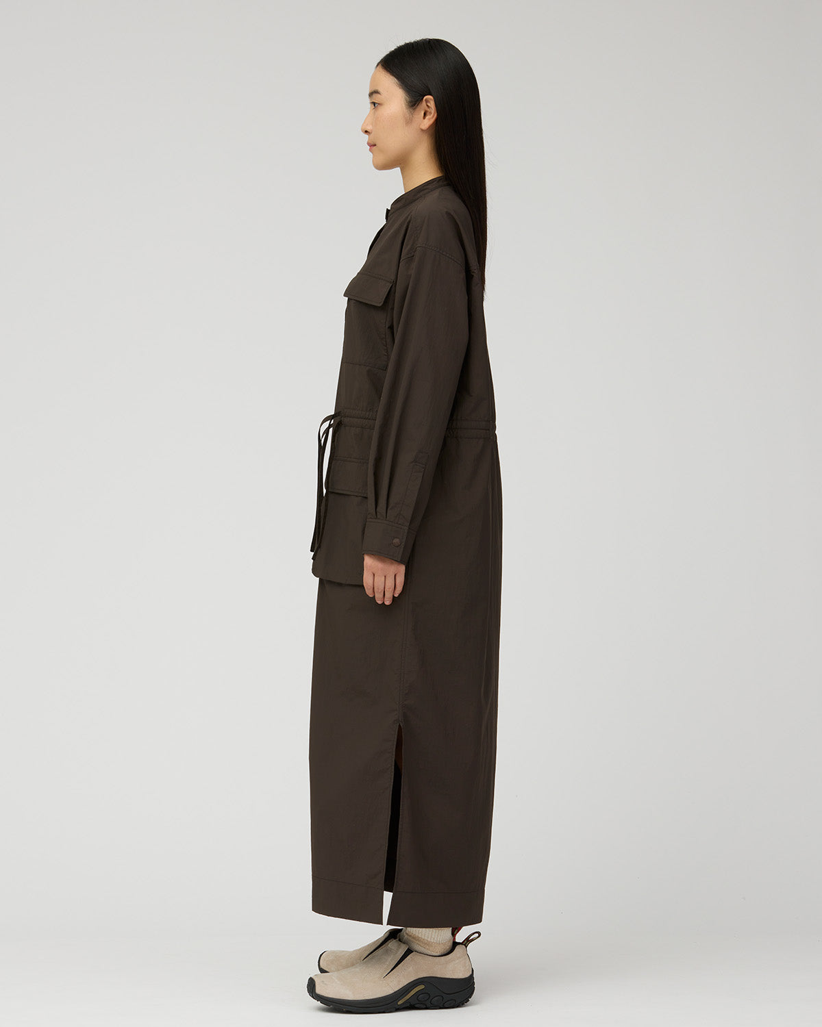 ⁣⁢Robe En Nylon Double Déchirure⁤⁣