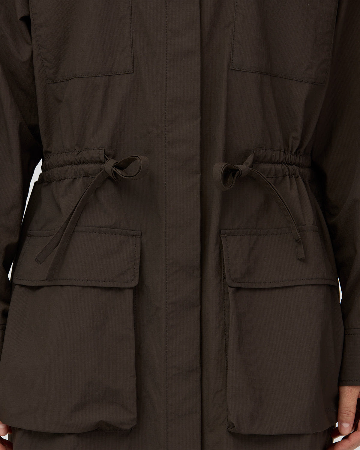 ⁣⁢Robe En Nylon Double Déchirure⁤⁣