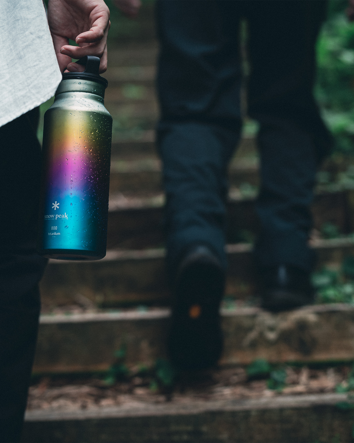 ⁣⁢Bouteille Aurore Boréale En Titane⁤⁣