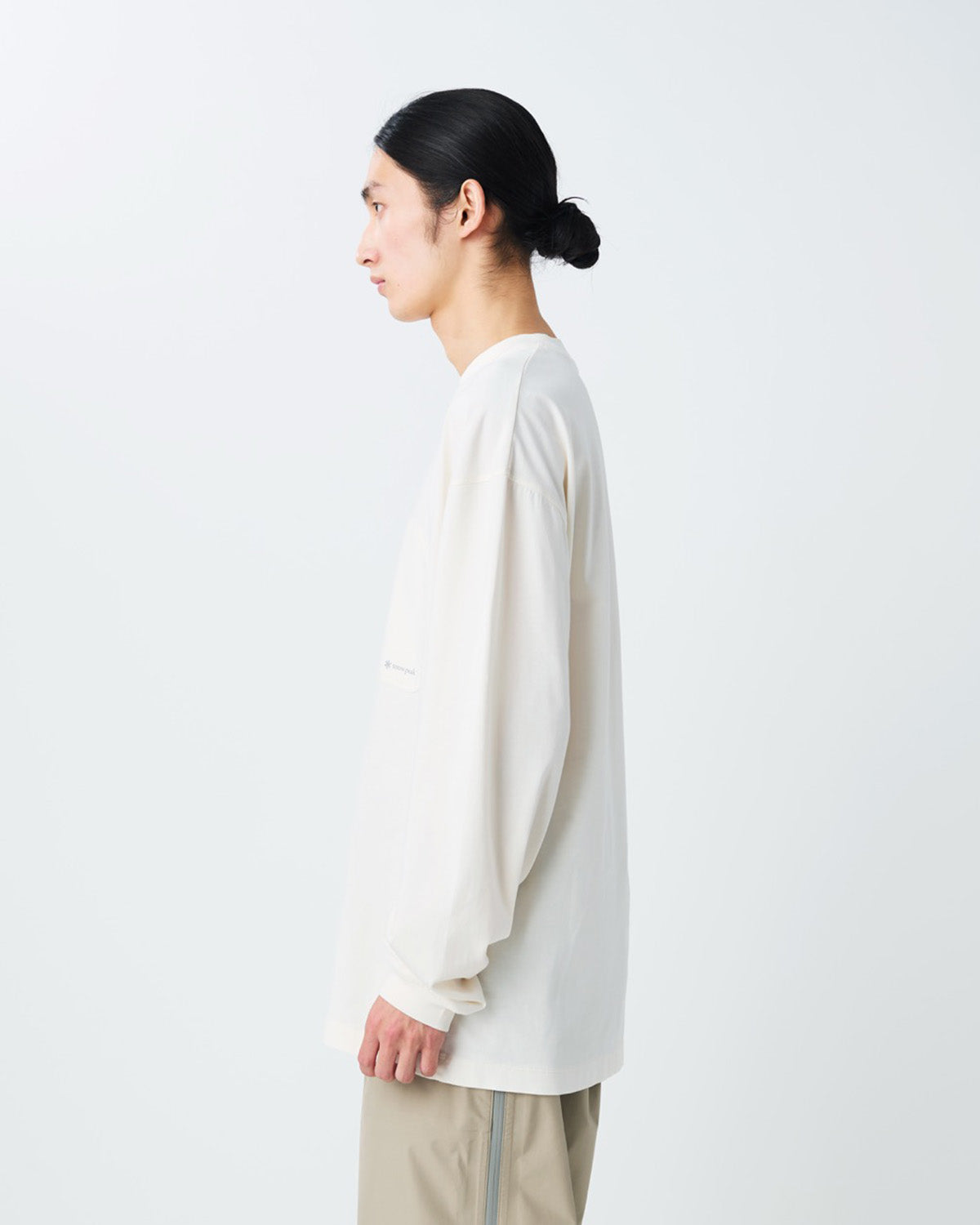 ⁣⁢T-Shirt Og Mercerisé À Manches Longues⁤⁣