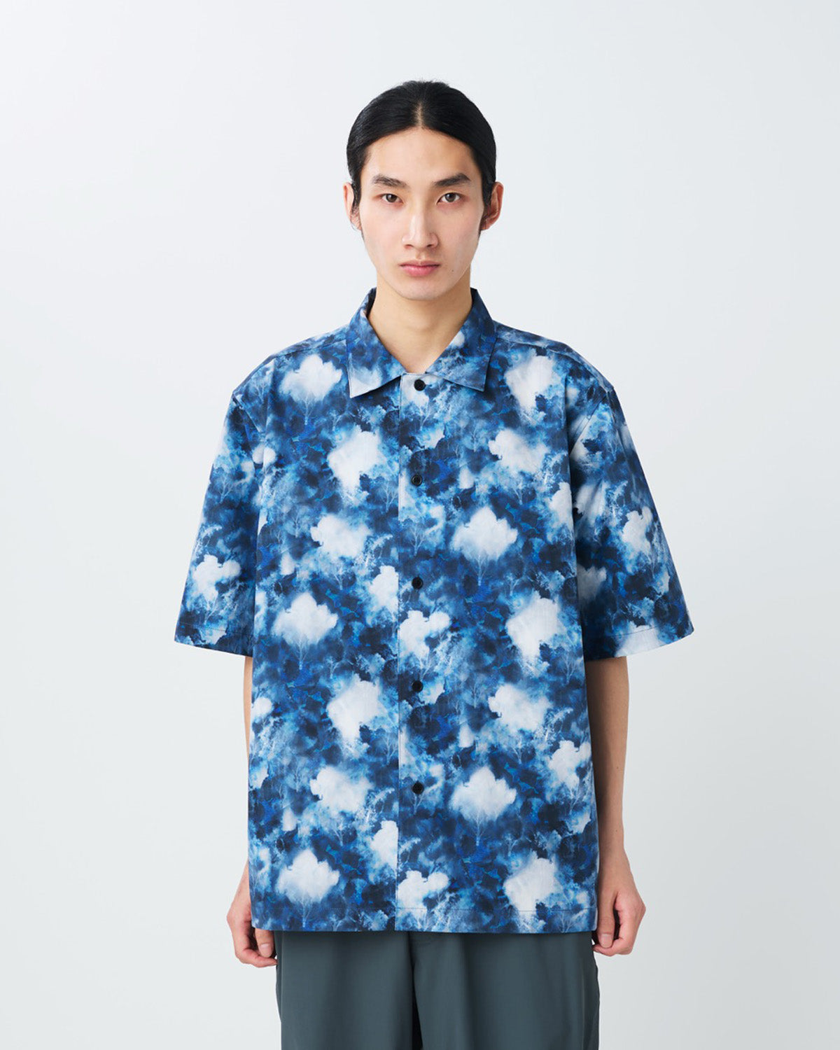 ⁣⁢Chemise À Motifs Mori⁤⁣