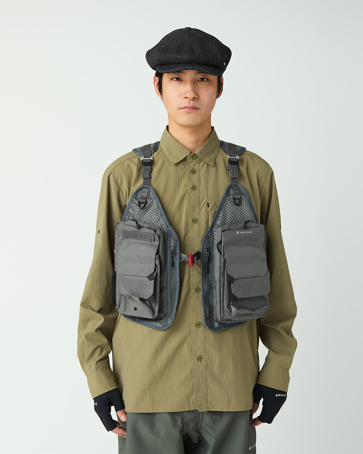 ⁣⁢Gilet En Maille À Sangle Verticale Avec Système D'Articulation Sp Ff⁤⁣