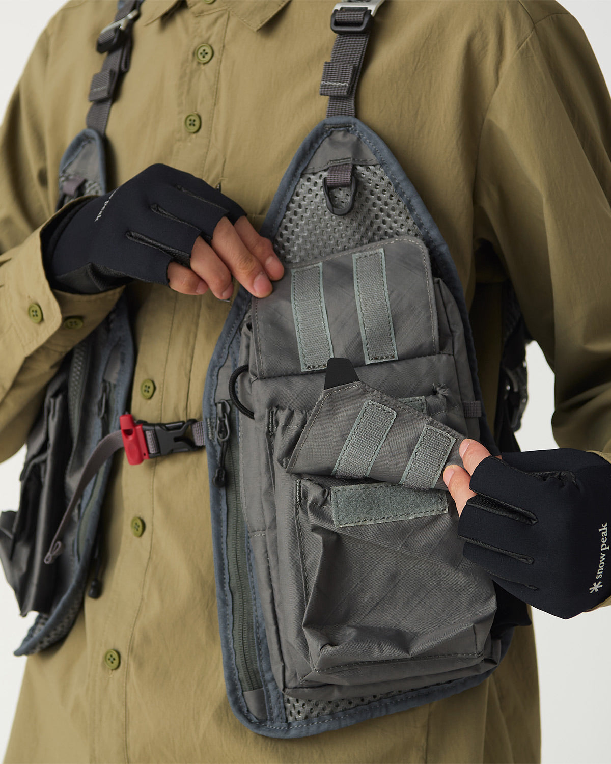 SP FF Joint System Vertical Strap Mesh Vest