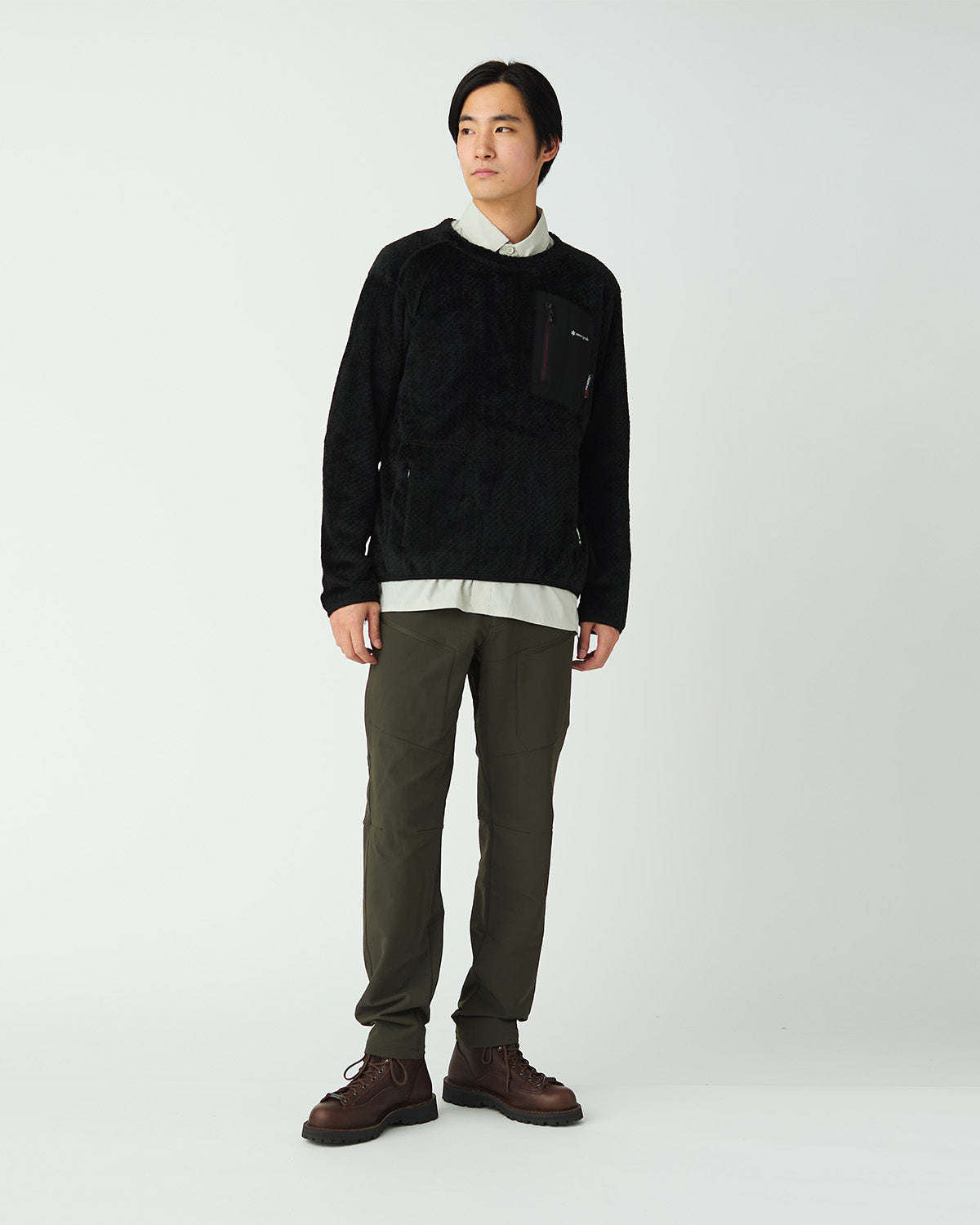 Polartec High Loft Fleece Crew Neck Sweater