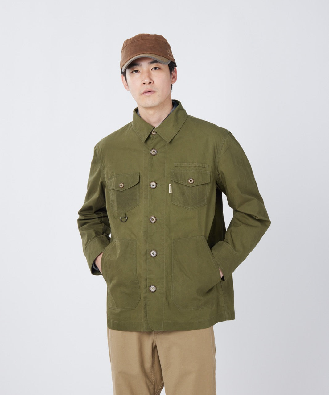 ⁣⁢Veste De Travail En Coton Ciré⁤⁣