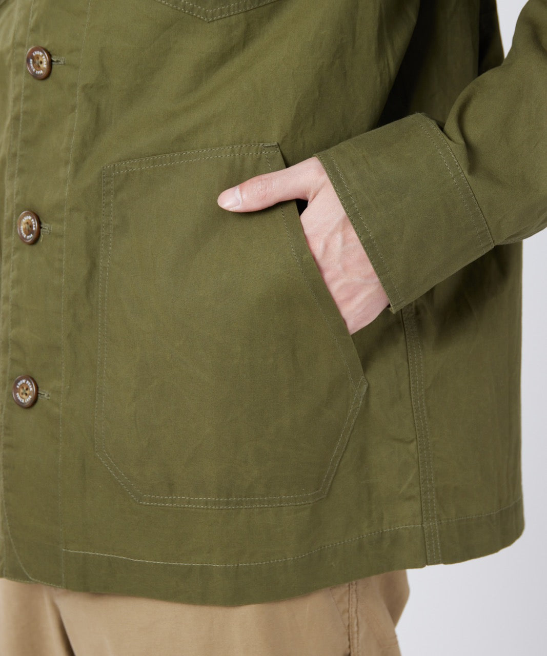 ⁣⁢Veste De Travail En Coton Ciré⁤⁣