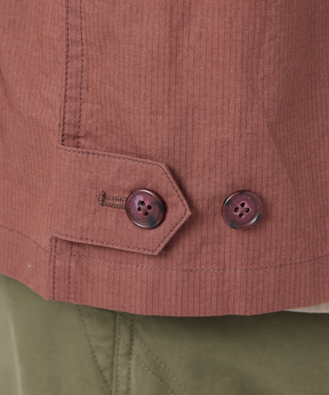 Waxed Windbreaker Jacket