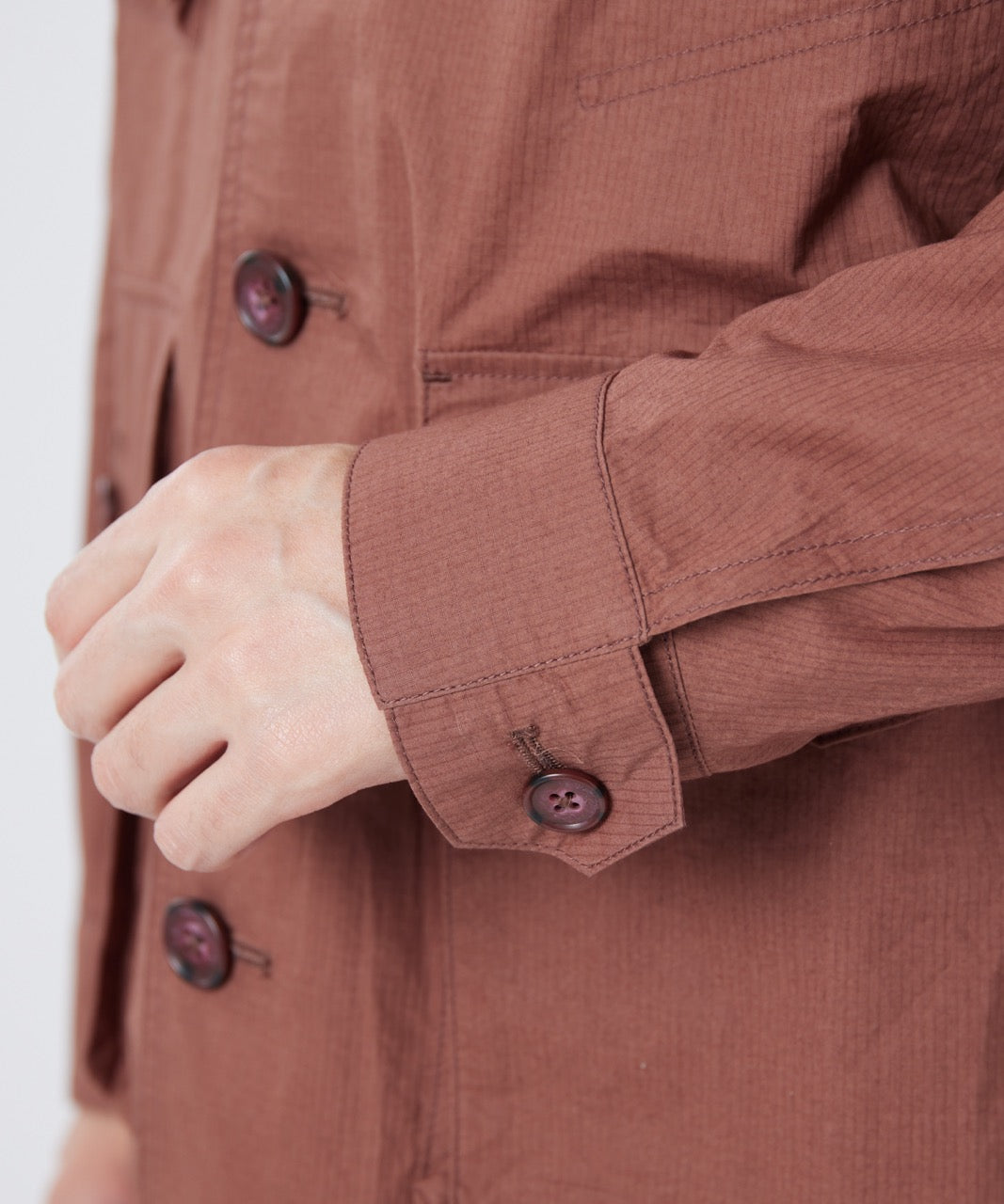 Waxed Windbreaker Jacket