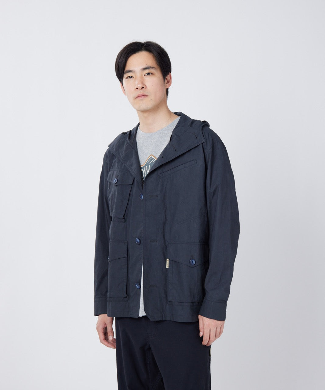 Waxed Windbreaker Jacket