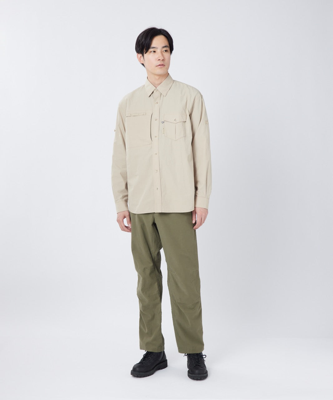 ⁣⁢Chemise De Pêche Teinte À L'Ancienne⁤⁣