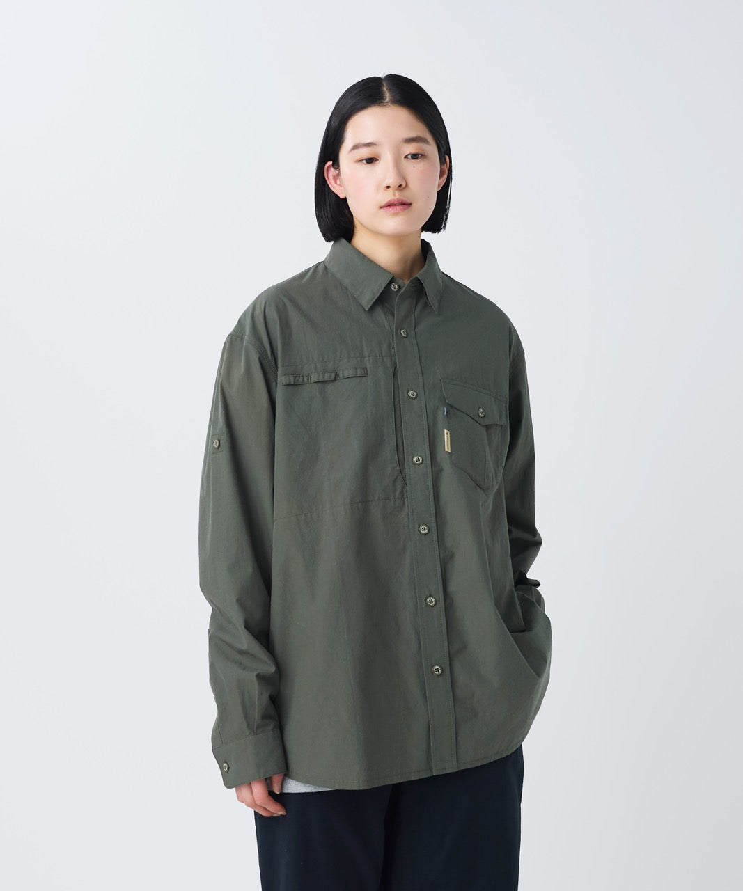 ⁣⁢Chemise De Pêche Teinte À L'Ancienne⁤⁣