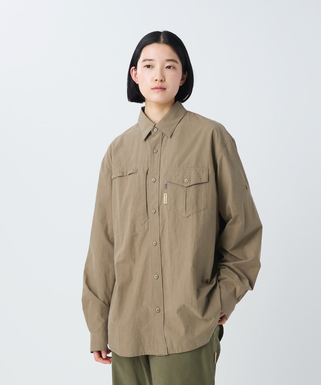 ⁣⁢Chemise De Pêche Teinte À L'Ancienne⁤⁣