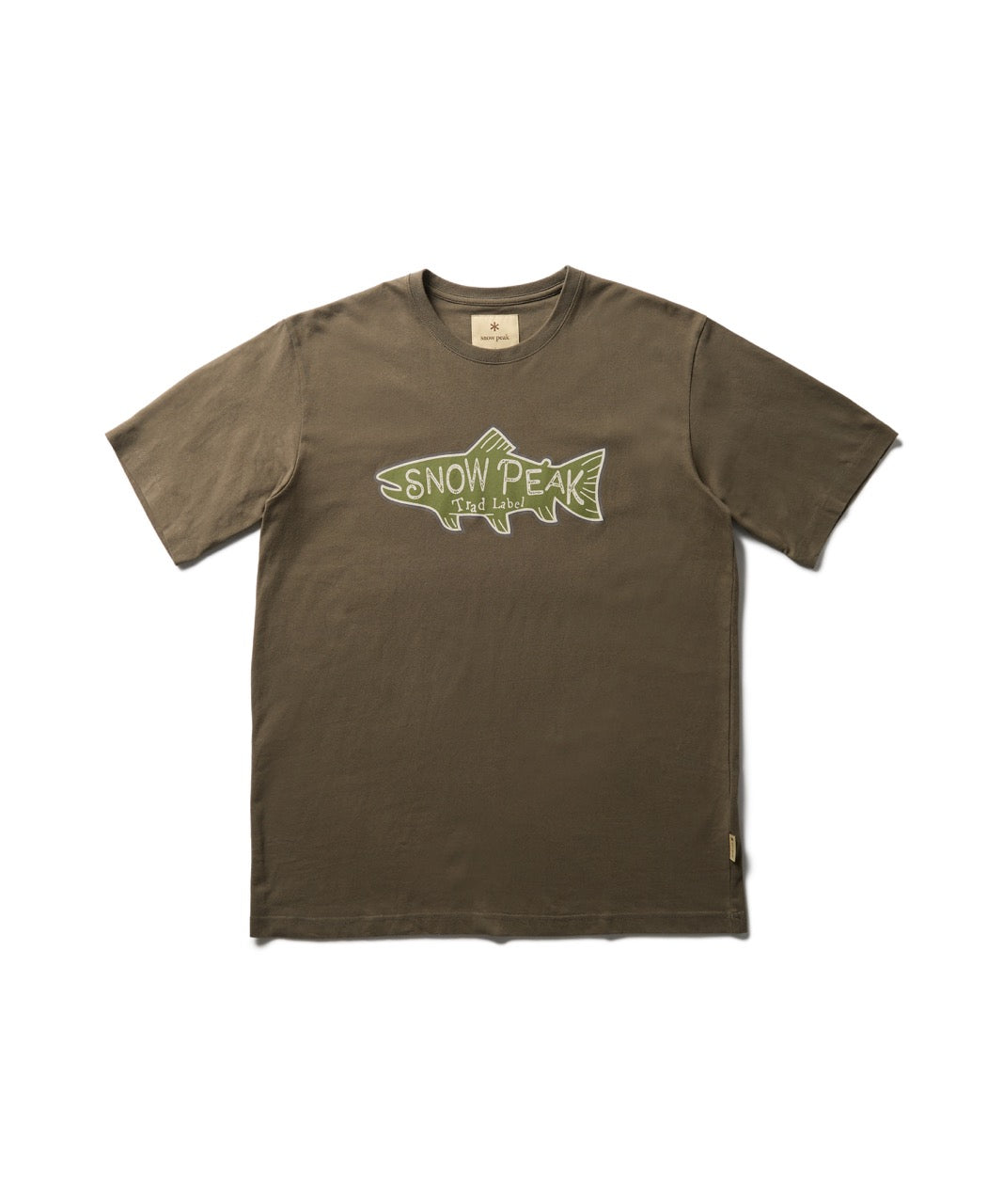 ⁣⁢T-Shirt Léger À Motif De Truite Trad Label⁤⁣