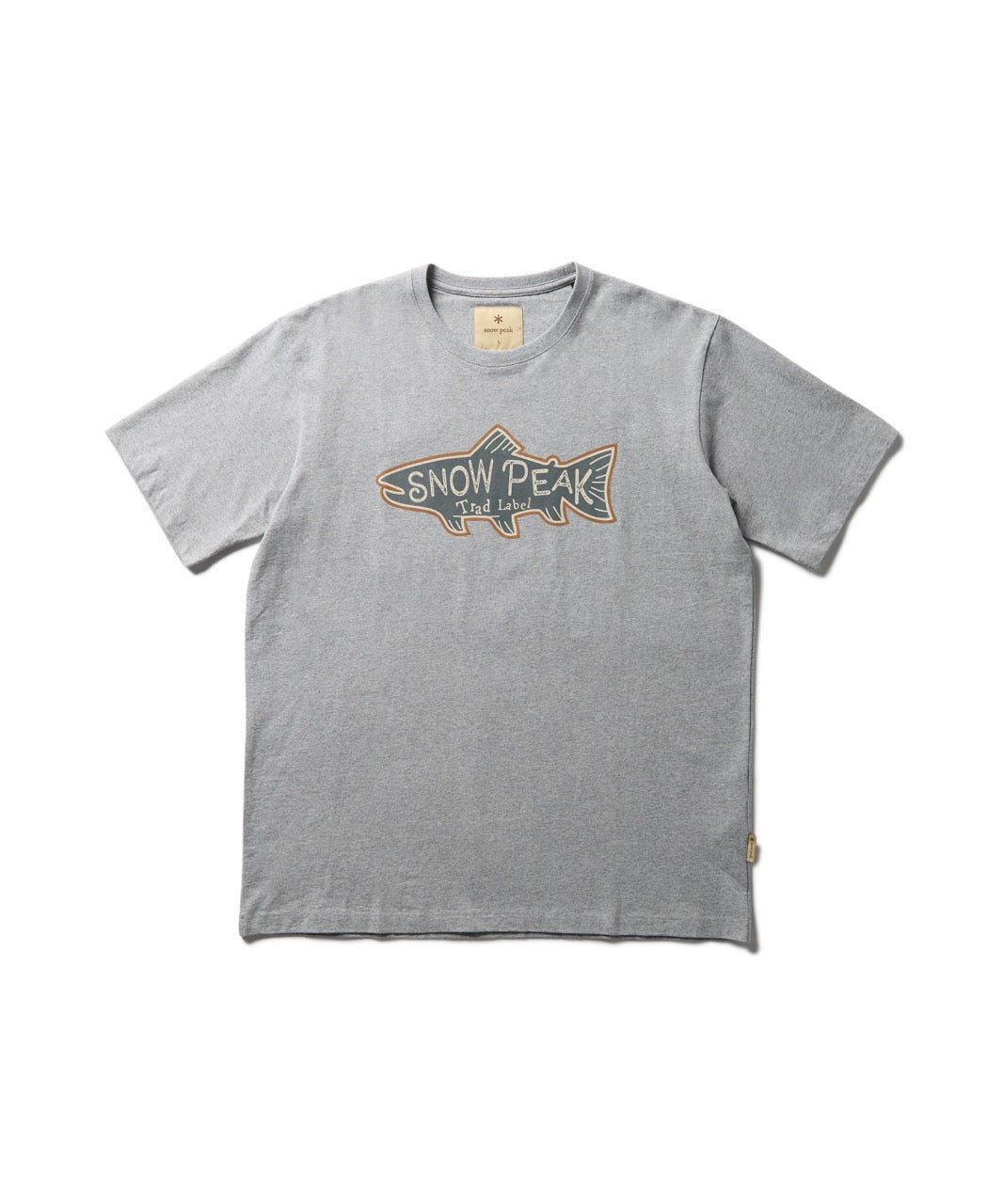 ⁣⁢T-Shirt Léger À Motif De Truite Trad Label⁤⁣