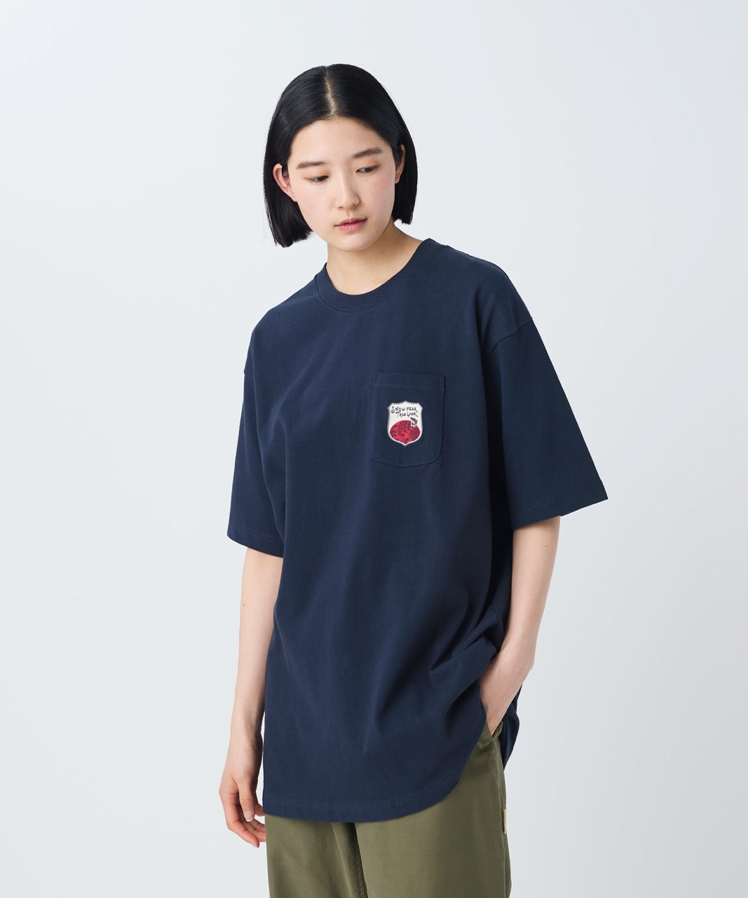 ⁣⁢T-Shirt À Poche Épais De Marque Traditionnelle⁤⁣