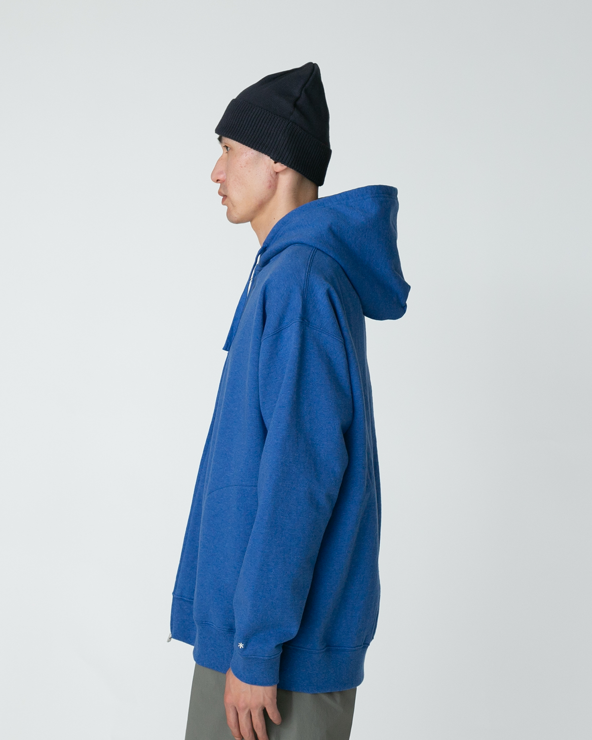 Recycled Cotton Zip-Up Hoodie