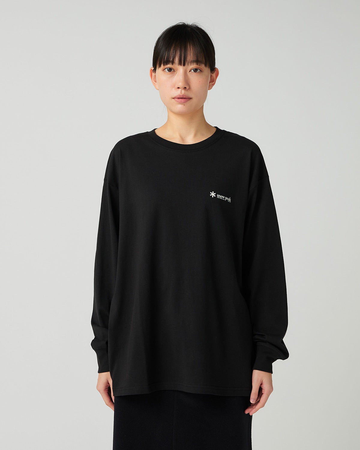 Soft Cotton Relaxed Logo L/S T-Shirt