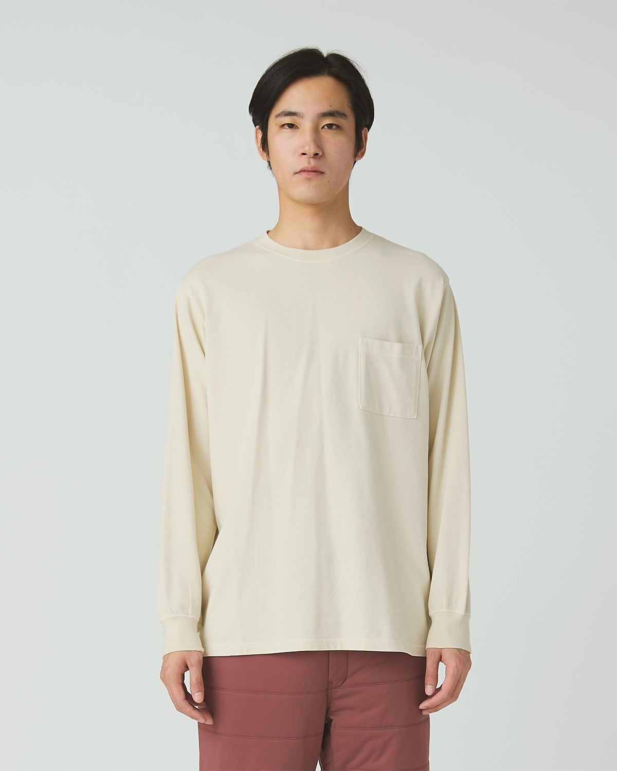 ⁣⁢T-Shirt À Manches Longues Teint En Morceaux⁤⁣